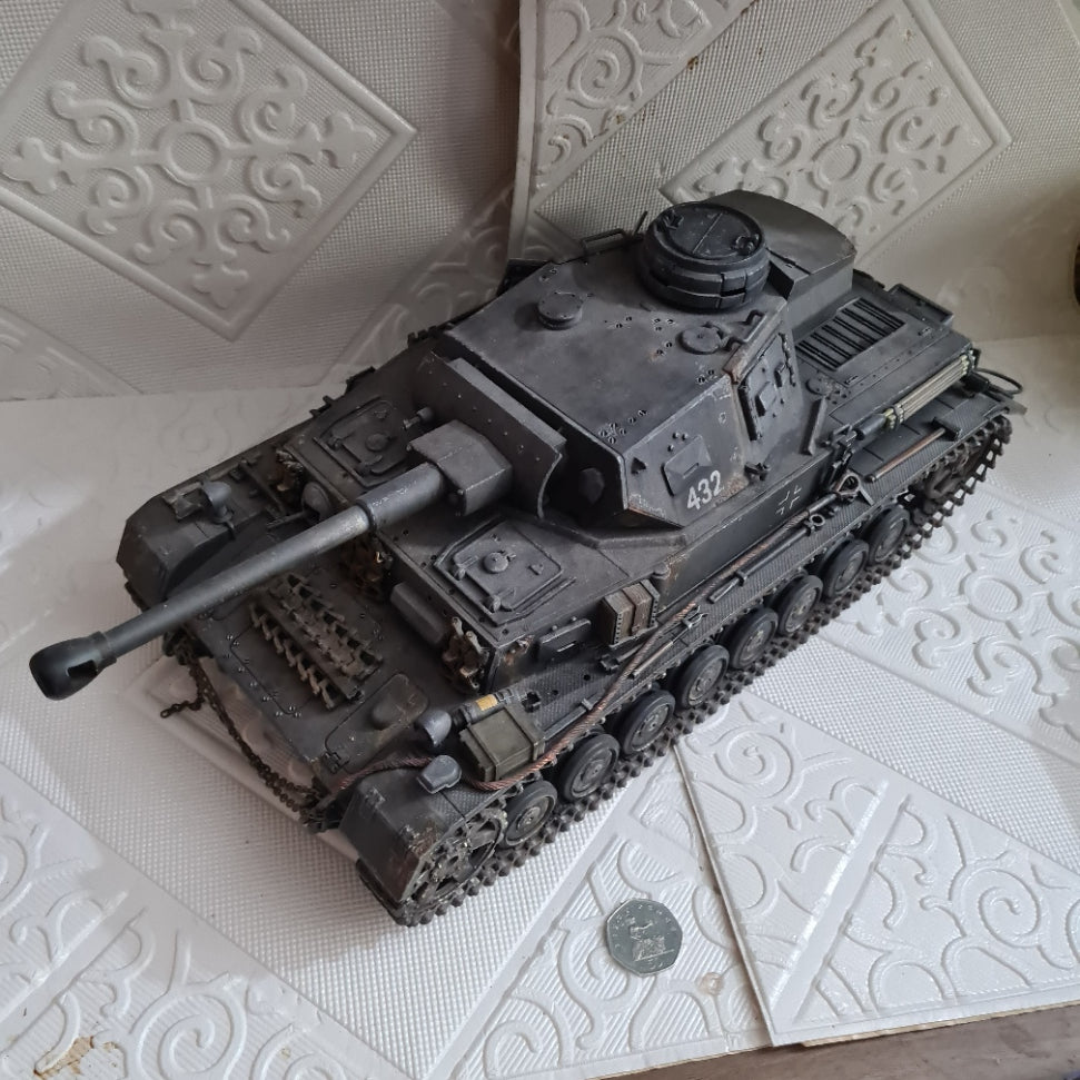 Heng Long 1:16 German ww2 Panzer IV Radio controlled tank pro built painted stunning upgrades