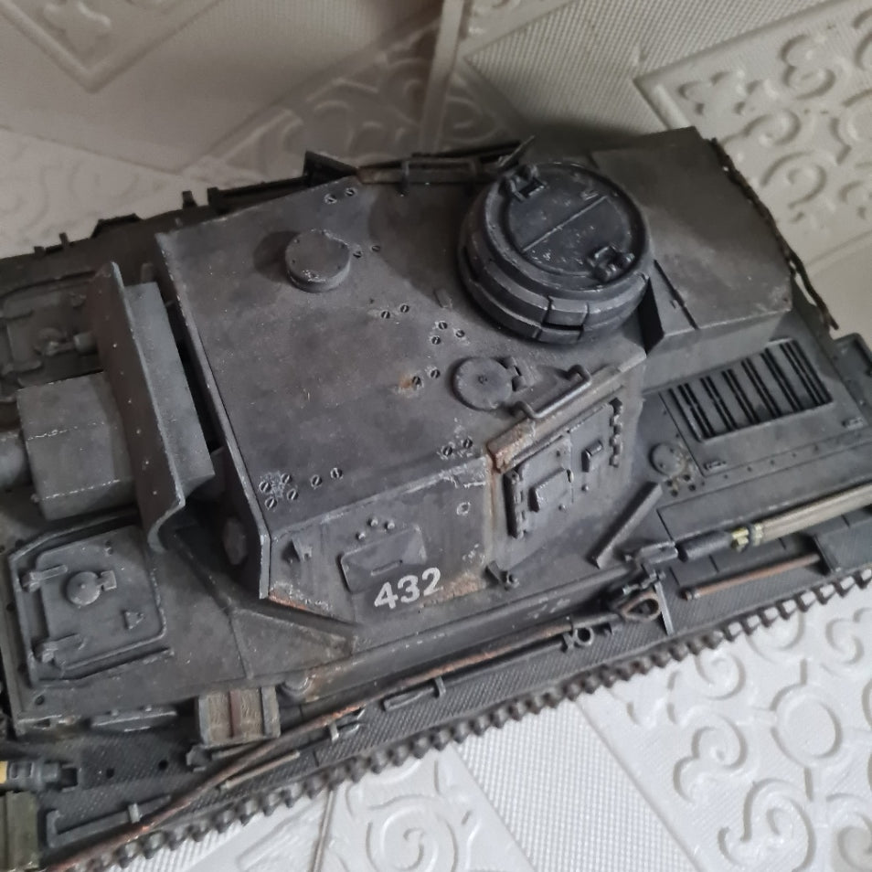 Heng Long 1:16 German ww2 Panzer IV Radio controlled tank pro built painted stunning upgrades