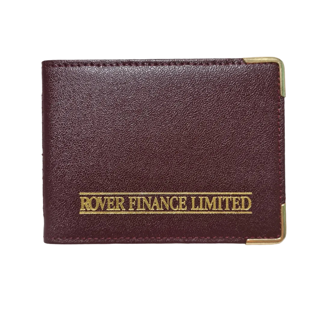 Retro Rover Finance unused Leather Wallet motor car related made in England