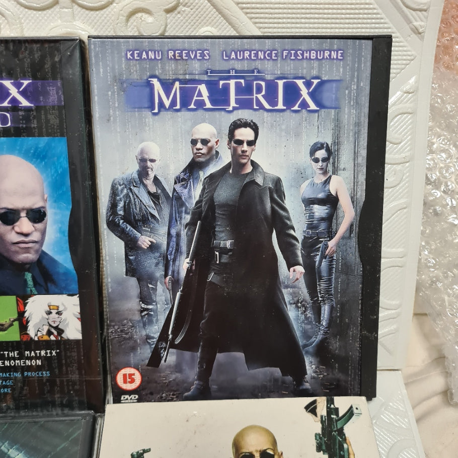 Matrix various DVD's reloaded revisited some sealed Keanu Reeves movie PAL 2