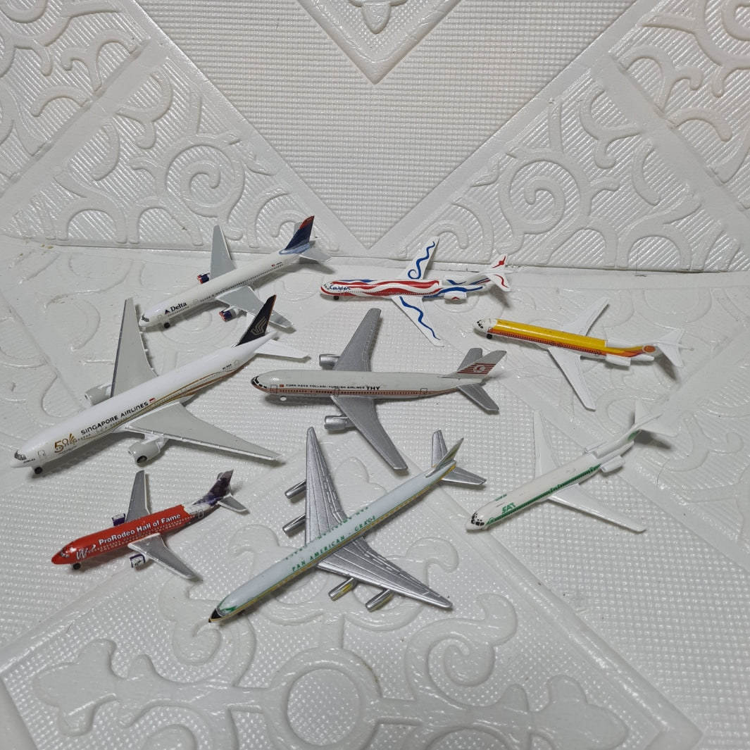 Schabak 1:600 various loose commercial airlines inc rare diecast planes bundle lot 15