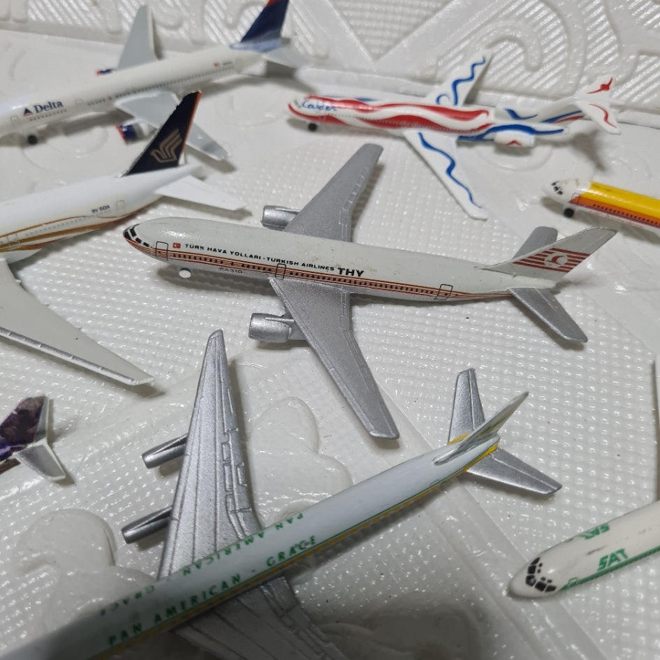 Schabak 1:600 various loose commercial airlines inc rare diecast planes bundle lot 15