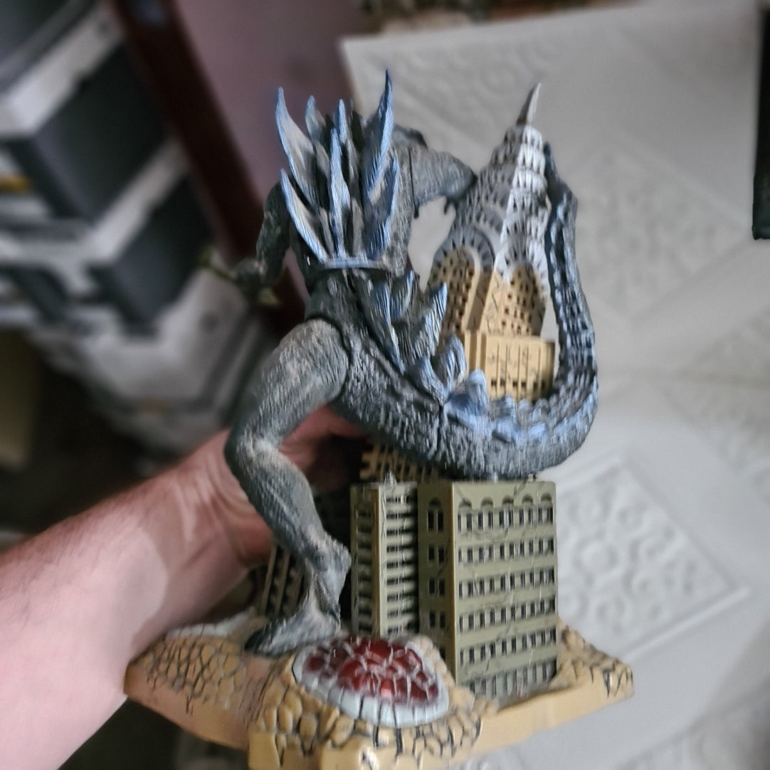 1998 Trendmasters Godzilla moneybox figurine statue toy used loose