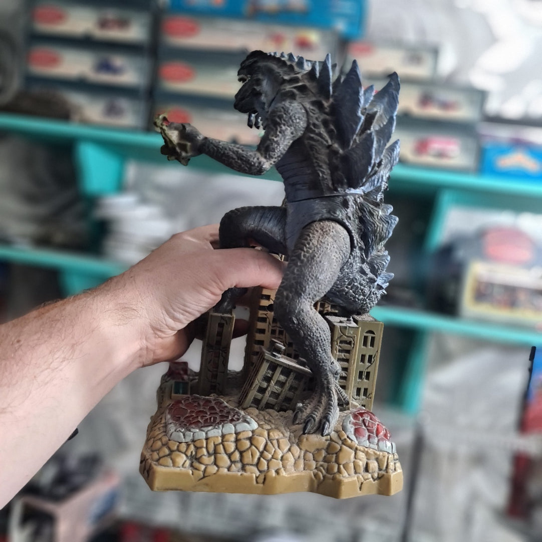 1998 Trendmasters Godzilla moneybox figurine statue toy used loose