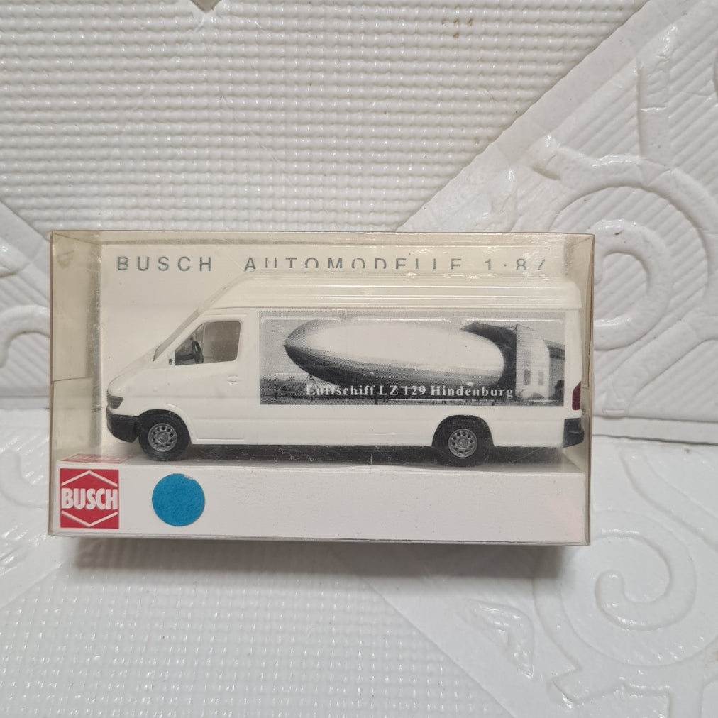 1:87 Busch Mercedes Sprinter "Hiddenburg Livery" perfect boxed plastic model train scale