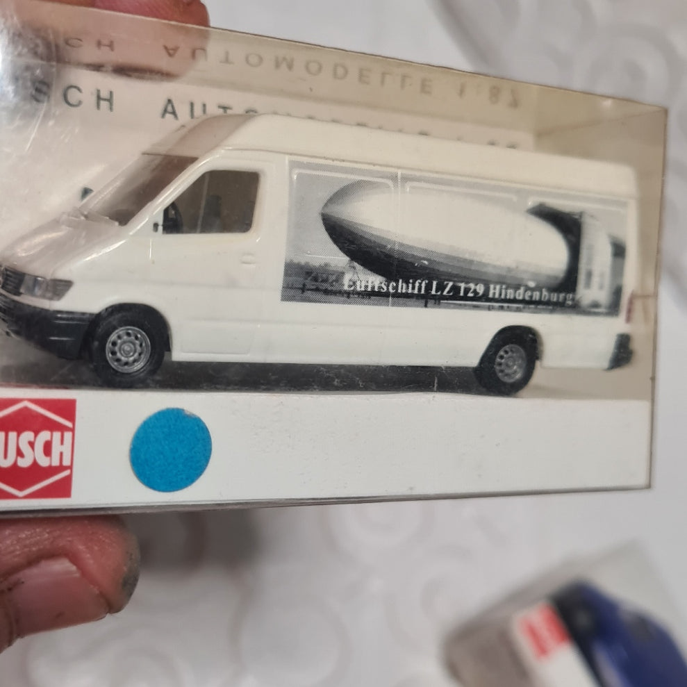 1:87 Busch Mercedes Sprinter "Hiddenburg Livery" perfect boxed plastic model train scale