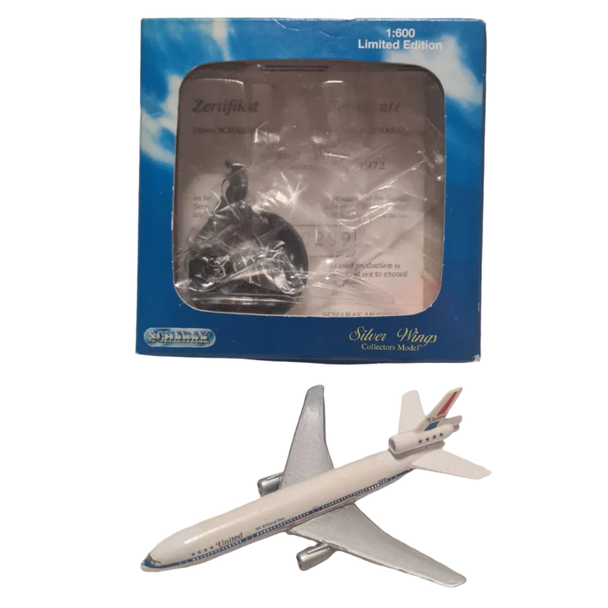 Schabak 1:600 rare silver wings DC-10 Eastern AIRLINES  Friend ship boxed 