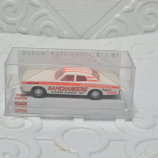 1:87 46614 Dodge Monaco crazy cars RAMCHARGERS boxed plastic model train scale