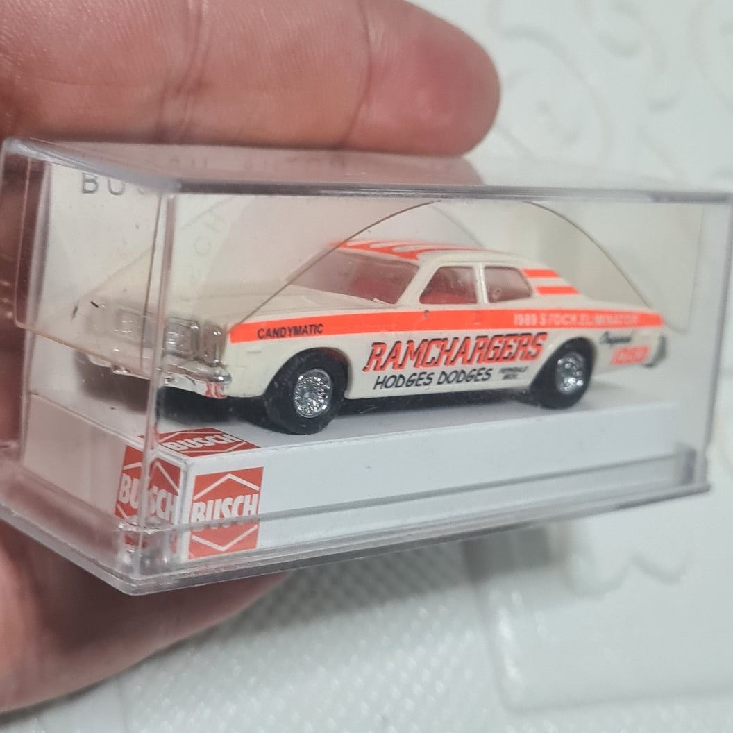 1:87 46614 Dodge Monaco crazy cars RAMCHARGERS boxed plastic model train scale