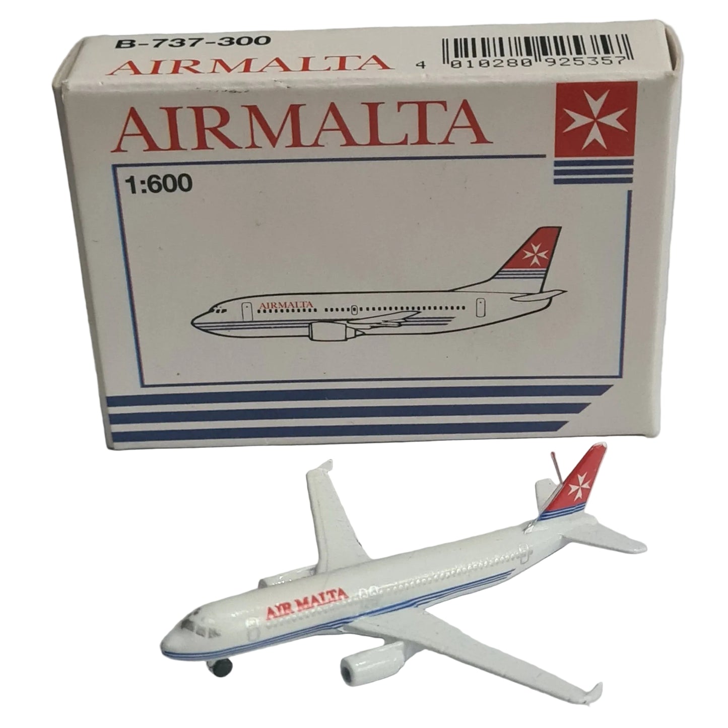  Schabak 1:600 Airbus A-320 Air Malta incorrect box German diecast plane