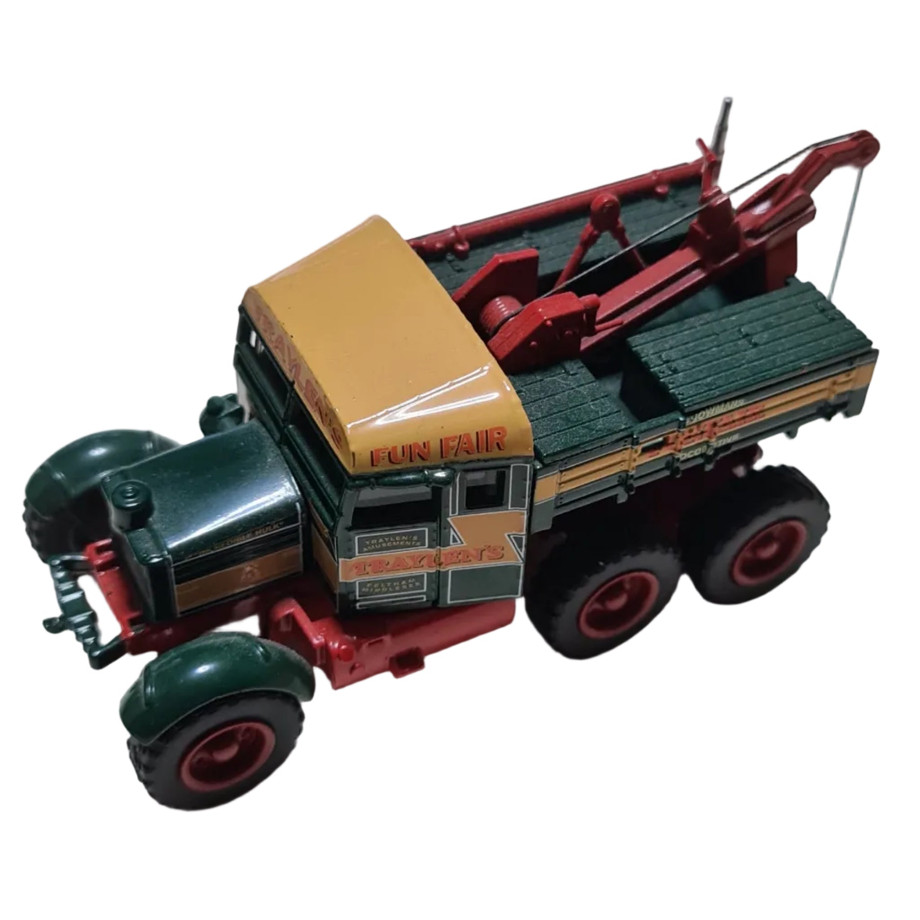 Oxford  OO Gauge 1:76th Traylens fun fair Pioneer Recovery Tractor loose diecast vgc
