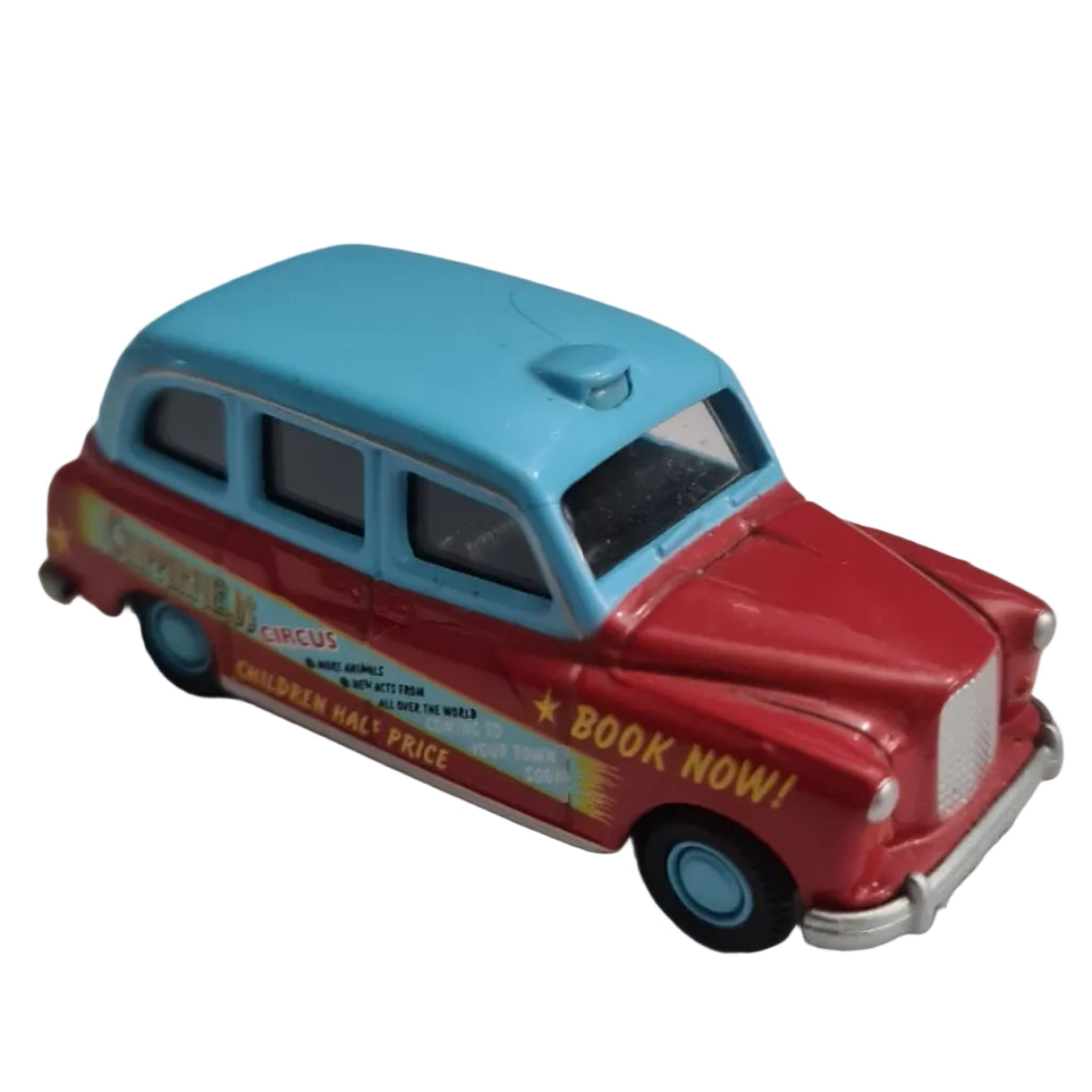 Oxford  OO Gauge 1:7 Austin FX4 Taxi Chipperfields circus loose diecast vgc