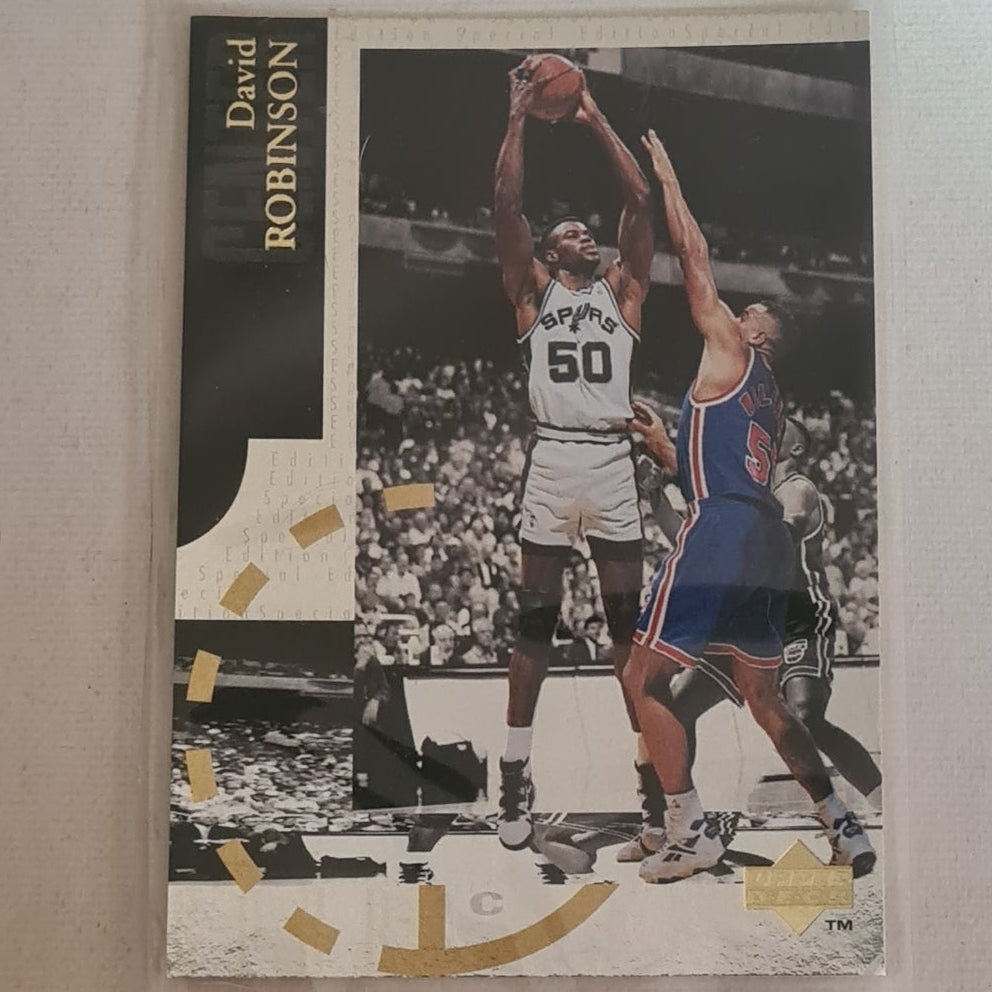 David Robinson 1995 Upper deck SE170 NBA Basketball San Antonio Spurs very good