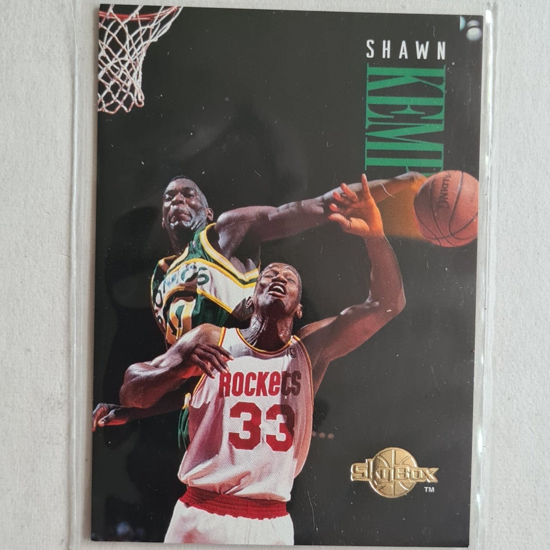 Shawn Kemp 1994 Skybox #155 NBA Basketball Seattle Super Sonics Excellent Sleeved