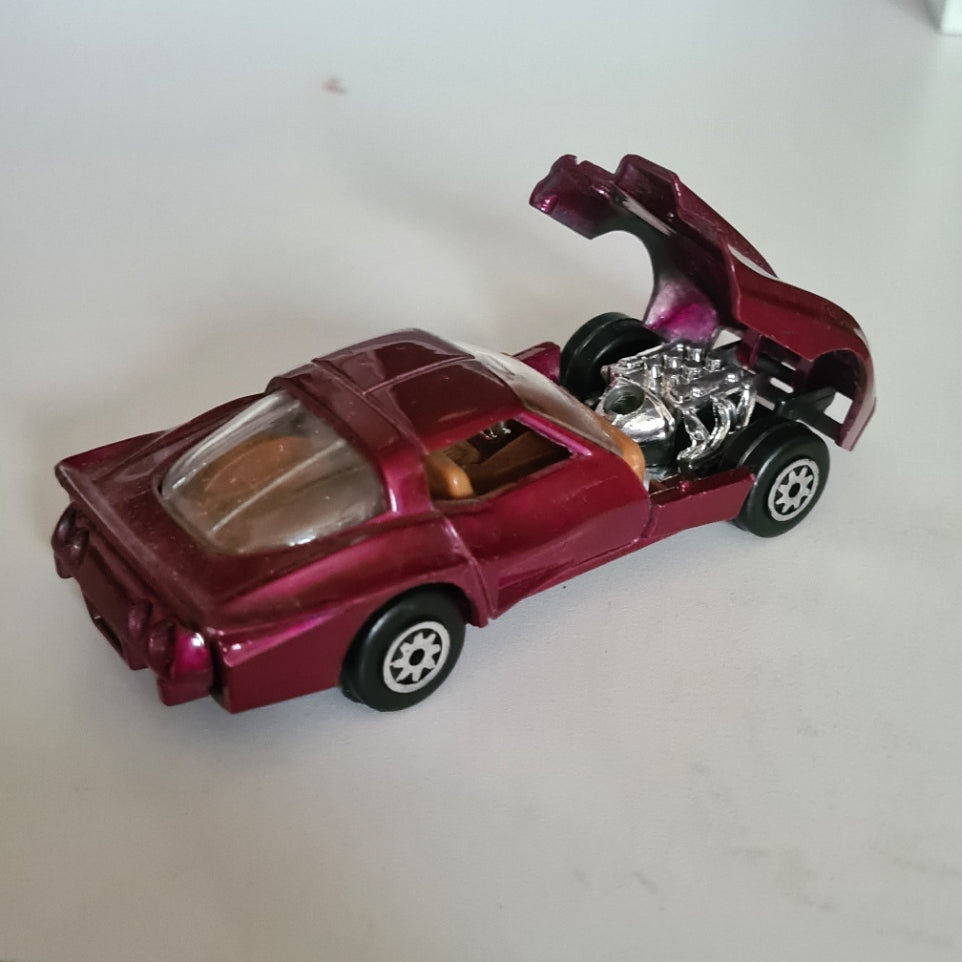 Zylmex R655 Corvette diecast model made in Hong Kong 1:41 lovely rare retro toy vgc