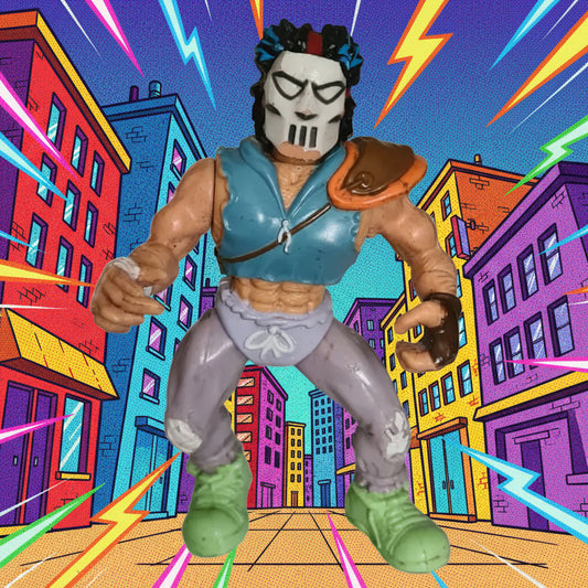 Teenage Mutant Ninja Turtles 1989 Casey Jones retro figure loose TMNT some wear