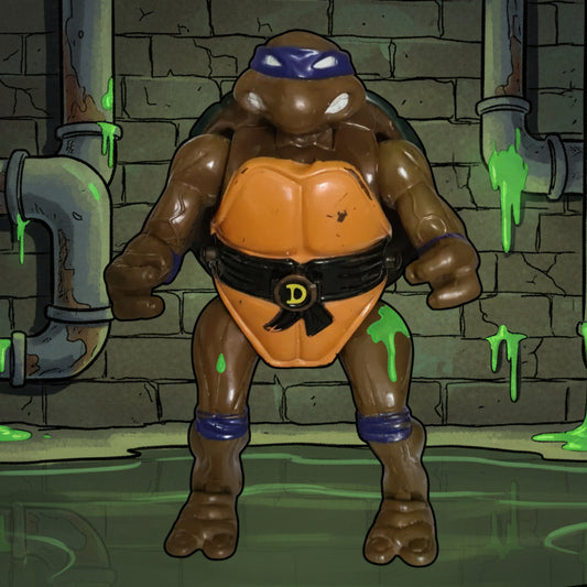 Teenage Mutant Ninja Turtles mutations Donatello 1992 retro figure loose TMNT