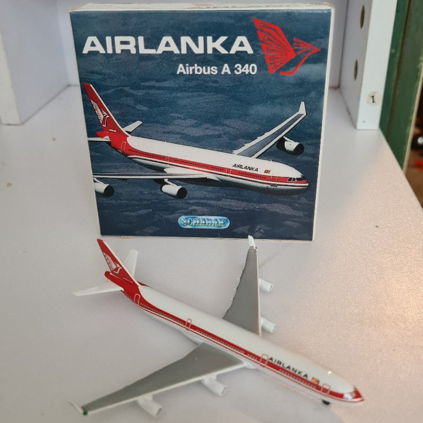 Schabak 1:600 Airbus A-340 airlanka Diecast plane 955/94 vgc
