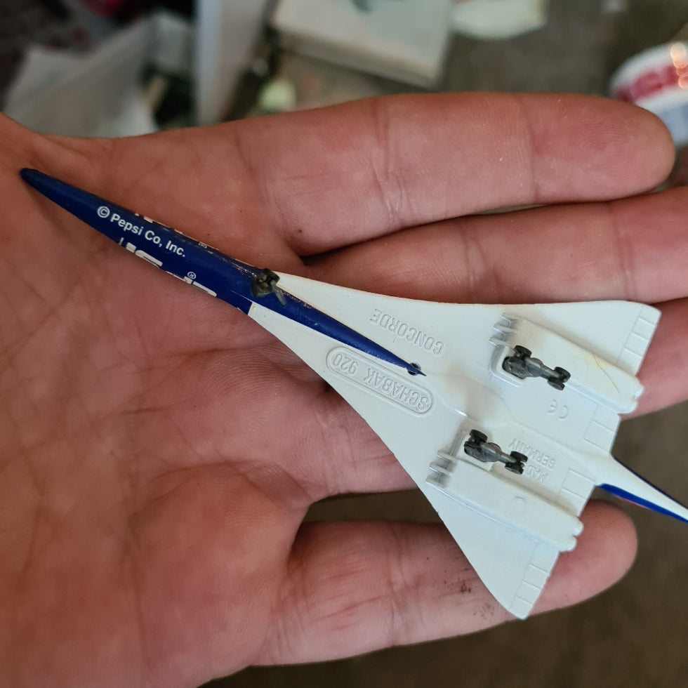 Schabak 1:600 Concorde Pepsi rare version Diecast plane 920/185 vgc