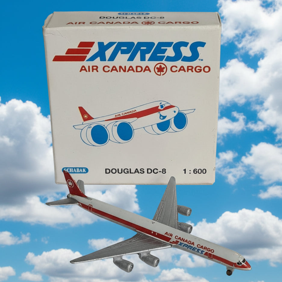 Schabak 1:600 Douglas DC-8 EXPRESS Air Canada Cargo diecast model 922/19 good boxed