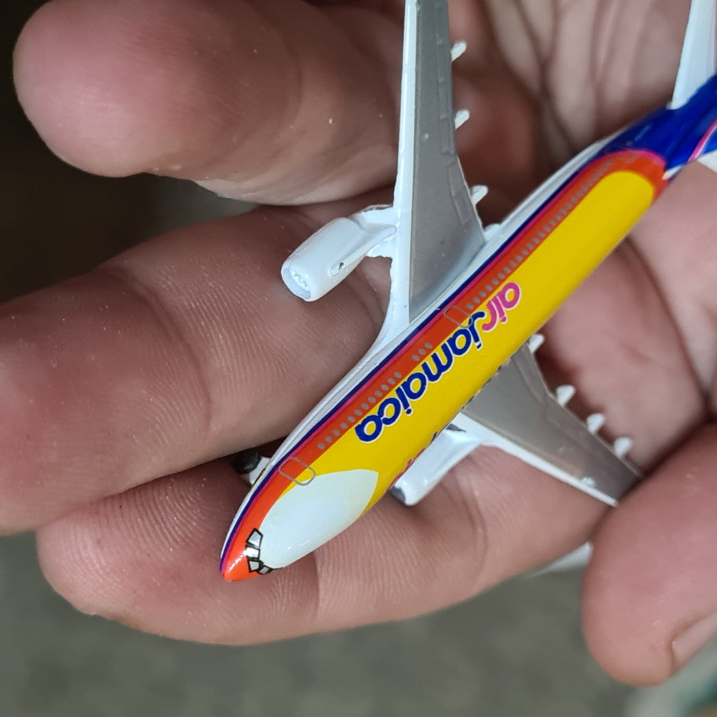 Schabak 1:600 Airbus A310 Air Jamaica diecast model 923/113 VGC boxed