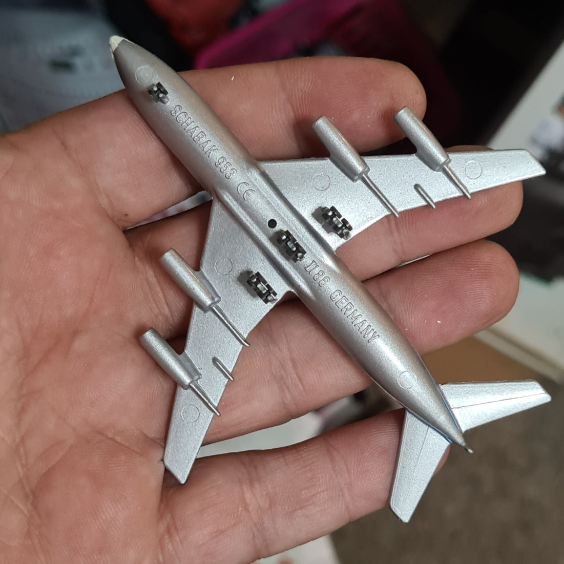 Schabak 1:600 Ilyushin IL-86 Soviet Airlines diecast model 953/139 VGC boxed
