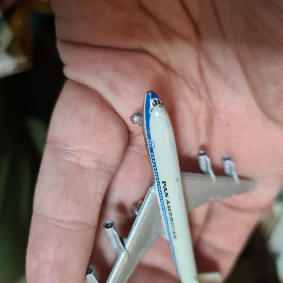 Schabak 1:600 Boeing 707 Pan-Am diecast plane 935/7 good boxed