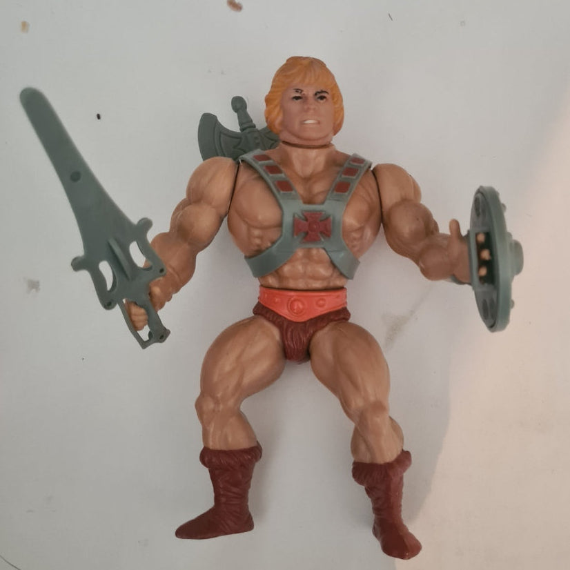 1981 vintage Masters of the Universe "HE-MAN" Loose complete made Taiwan