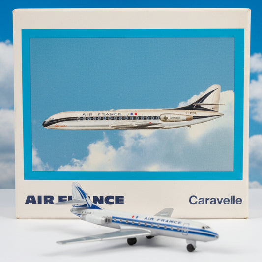 Schabak 1:600 Caravelle Air France diecast plane 944/3 boxed very good