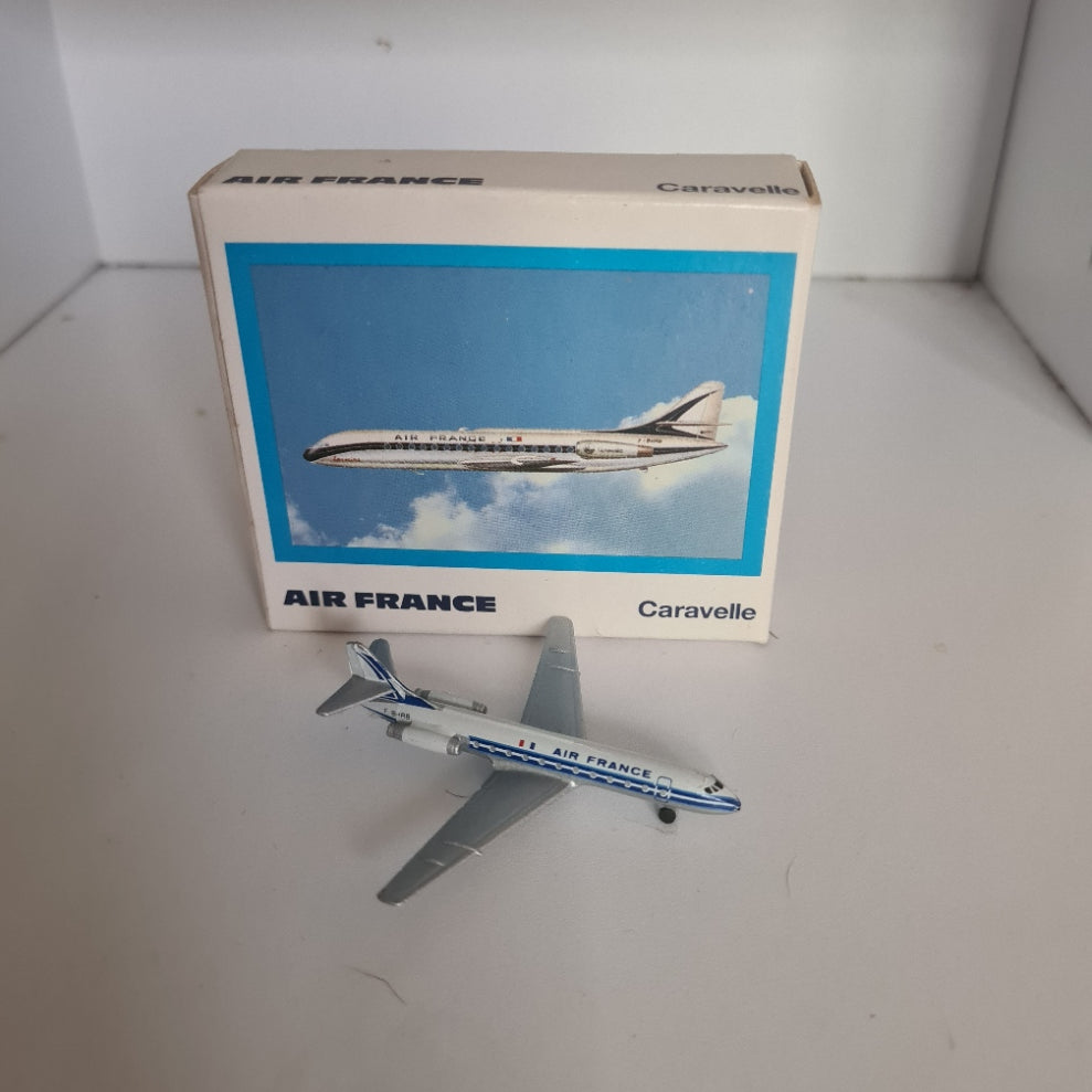 Schabak 1:600 Caravelle Air France diecast plane 944/3 boxed very good