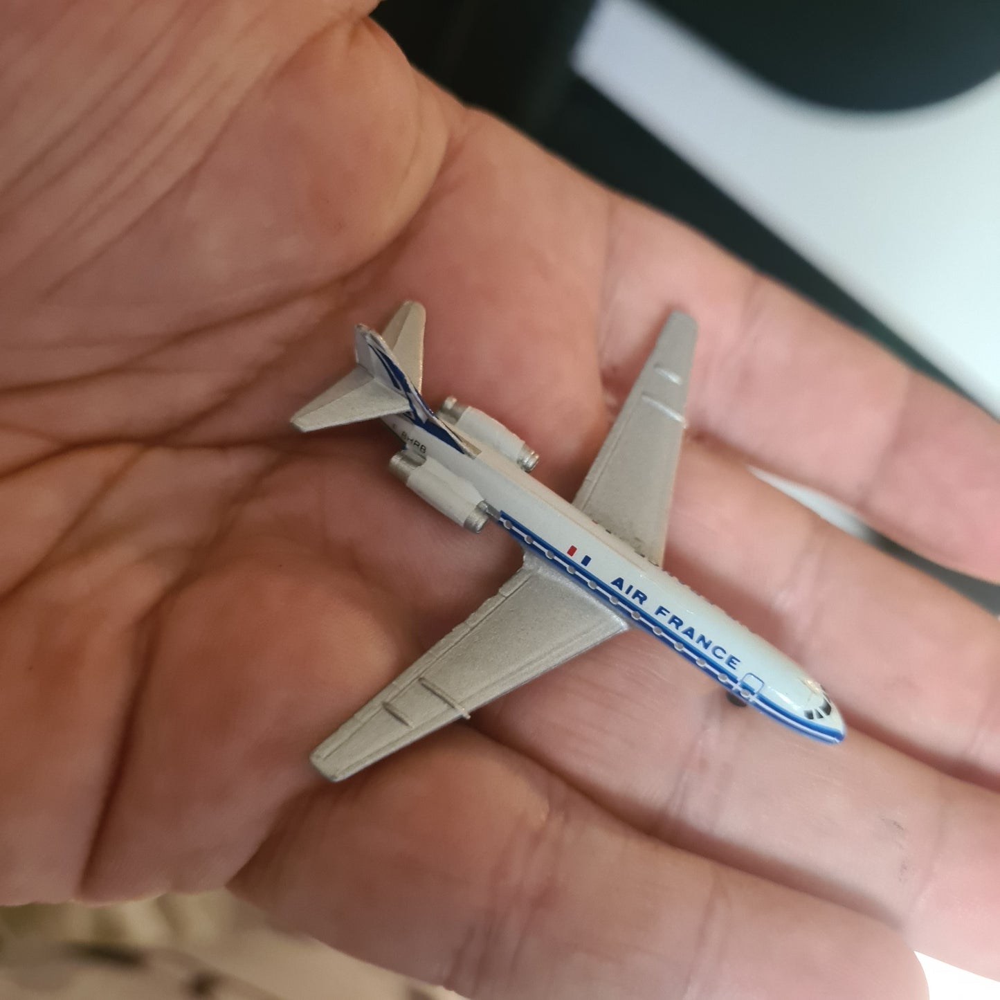 Schabak 1:600 Caravelle Air France diecast plane 944/3 boxed very good