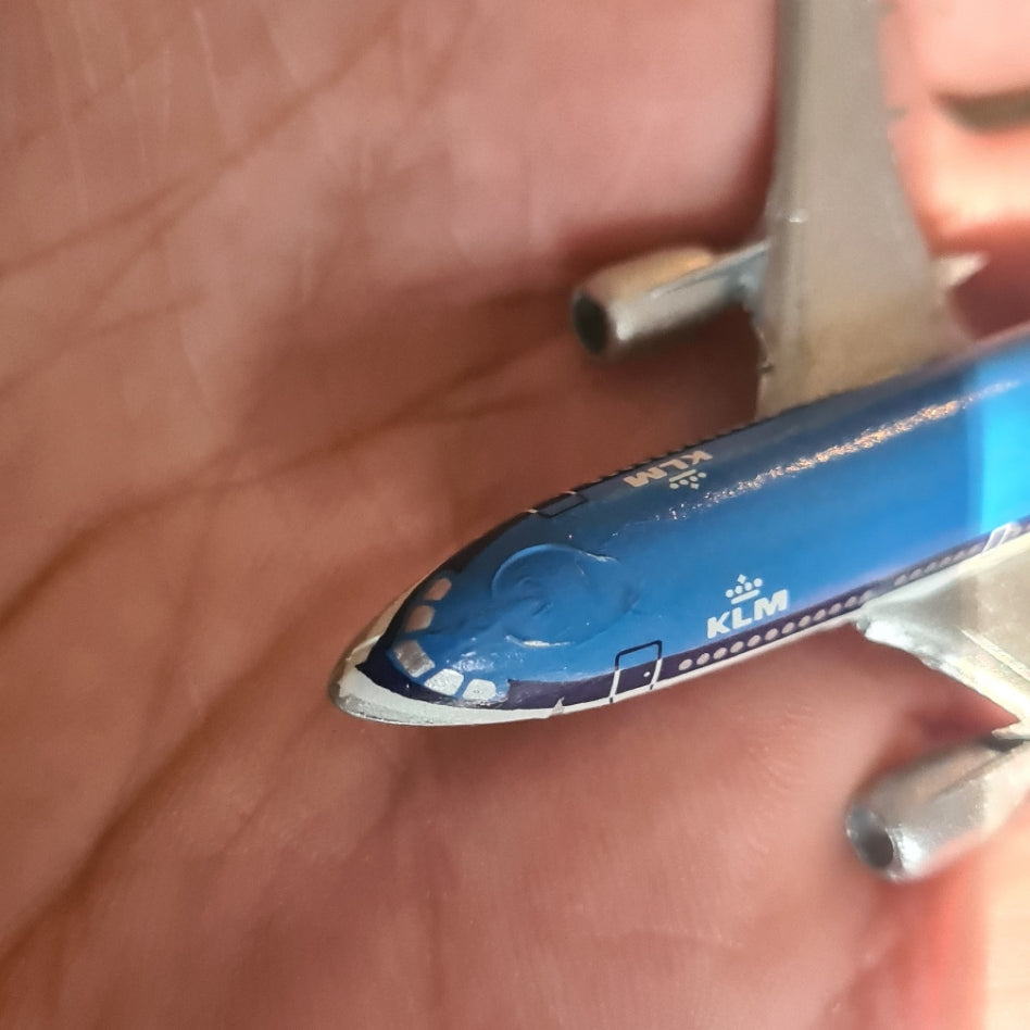 Schabak 1:600 Airbus A-310 KLM plane 923/5 boxed fair decal crease