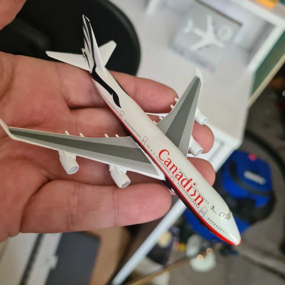 Schabak 1:600 Boeing 747-400 Canadian Airlines diecast plane 921/73 VGC boxed
