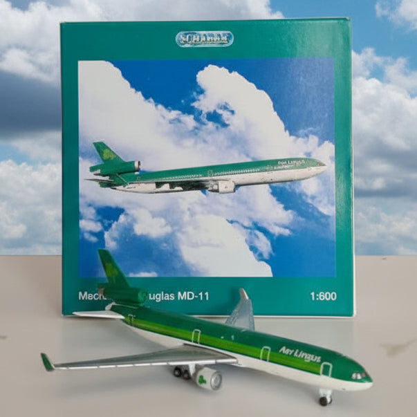 Schabak 1:600 MCDONNELL DOUGLAS MD-11 Aer Lingus  diecast plane 943/97 nice boxed
