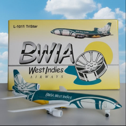 Schabak 1:600 L-1011 Tristar BWIA West Indies airways diecast plane 909/40n nice boxed