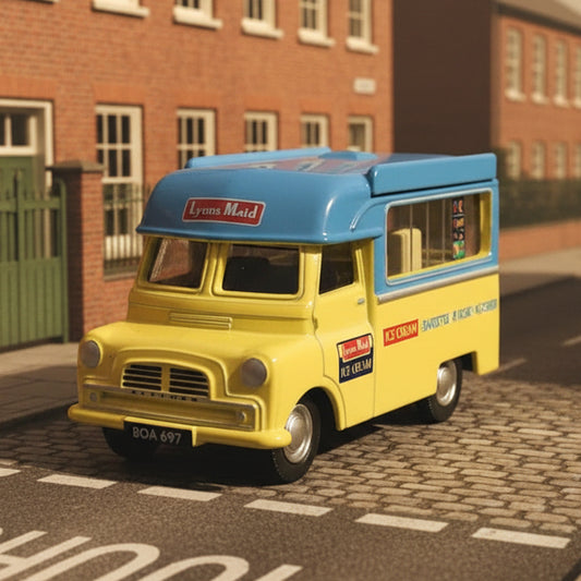 Oxford Diecast 60's vintage Lyons Maid ice cream van  1:76 loose model VGC