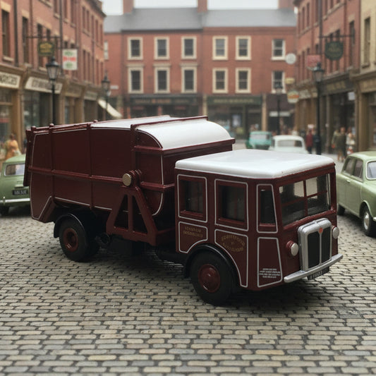 1:76 Oxford Diecast Shelvoke and Drewry dustcart refuse truck loose vgc