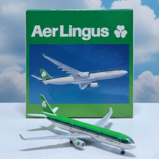 Schabak 1:600 Airbus A330 Aer Lingus diecast plane 954/97 good boxed