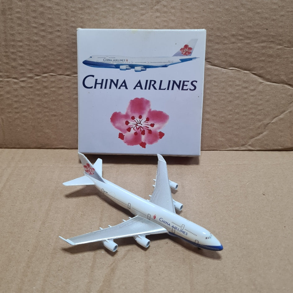 Schabak 1:600 Boeing 747-400 China Airlines diecast plane 921/105 VGC boxed