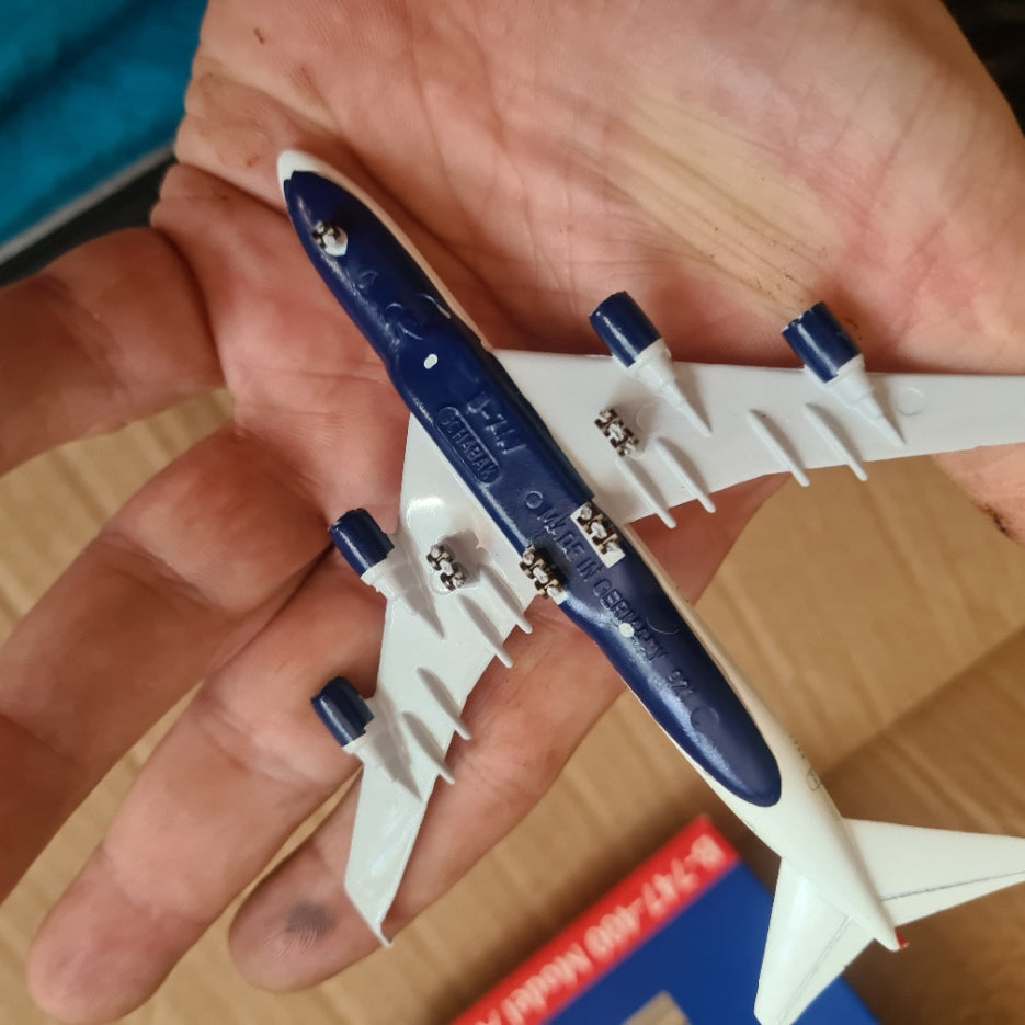 Schabak 1:600 Boeing 747-400 British Airways diecast plane 921/14 Very good boxed