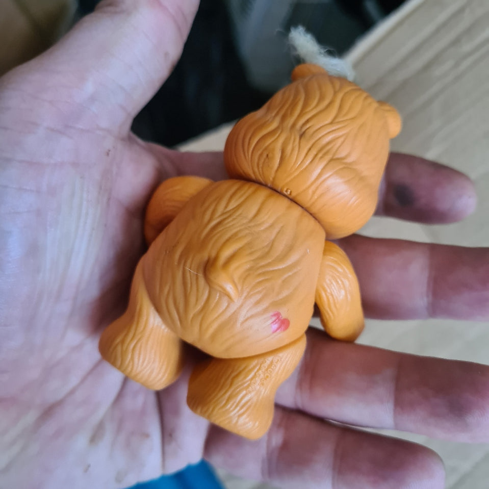 Retro 1983 Care bears 3.5" action figure "Champ bear" good loose example