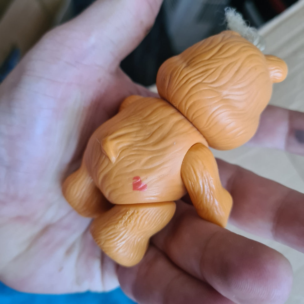 Retro 1983 Care bears 3.5" action figure "Champ bear" good loose example
