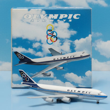 Schabak 1:600 Boeing 747 Olympic Airways diecast plane 901/116 VGC  boxed