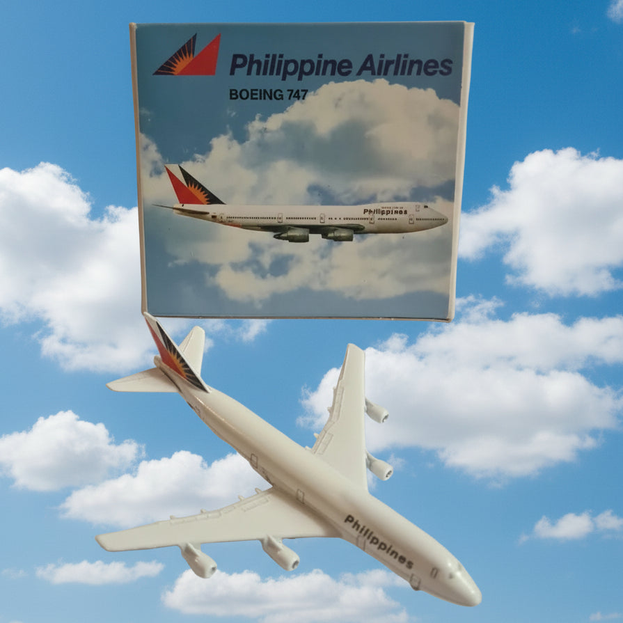 Schabak 1:600 Boeing 747 Philippine Airlines diecast plane 901/90 VGC  boxed