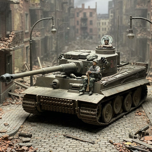 Heng Long 1:16 German ww2 Tiger 1  Radio controlled tank pro built painted stunning upgrades