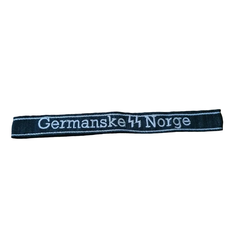 WW2 German Germanske Norge cuff title , will be reproduction enactment i think ?