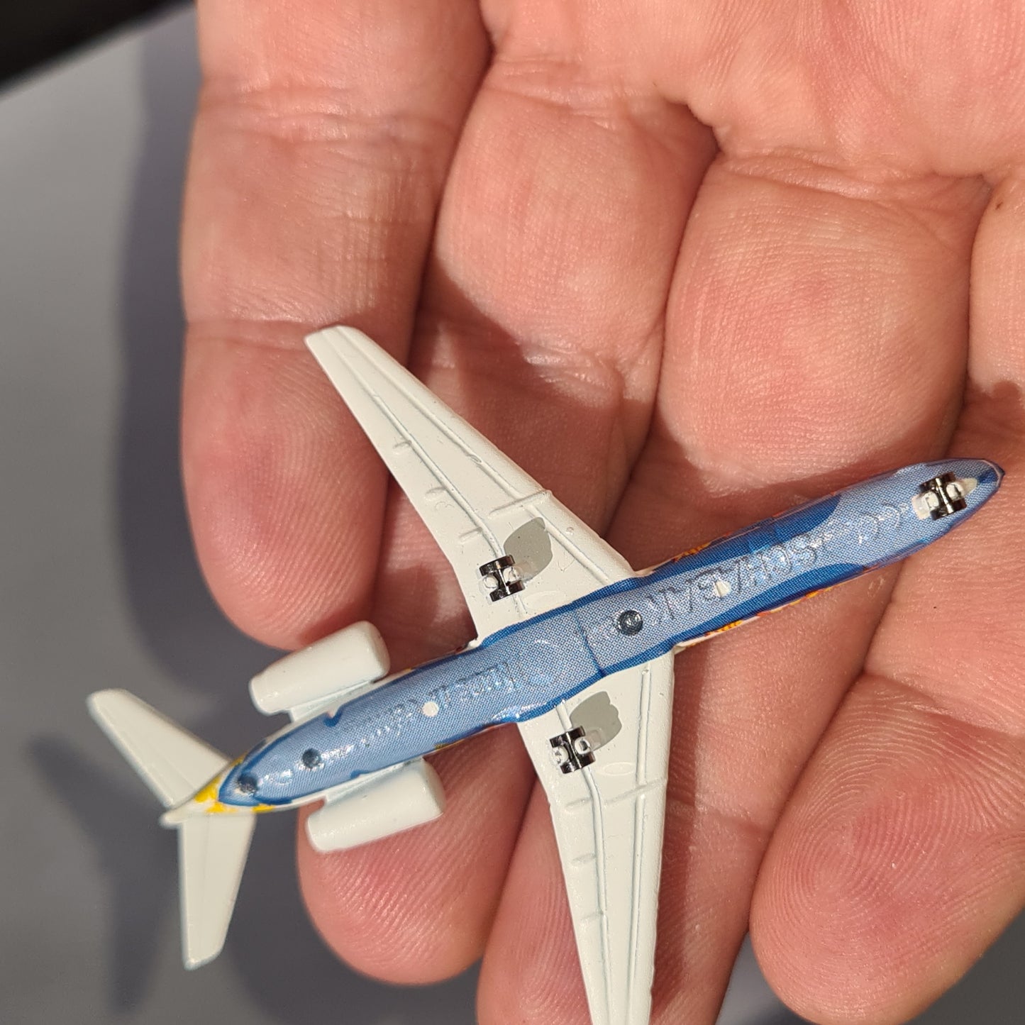 Schabak 1:600 Boeing 717 Bangkok Air diecast plane 964/115 VGC  boxed