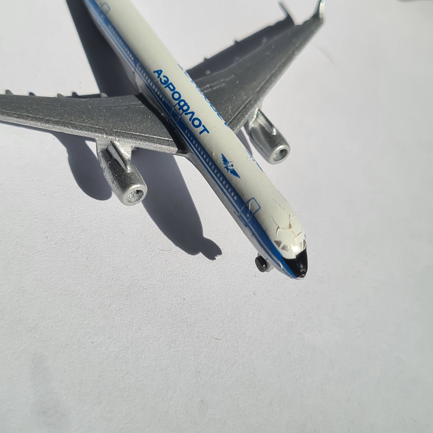 Schabak 1:600 Tupolev TU-204 Soviet Airlines diecast plane 950/139 Fair  boxed