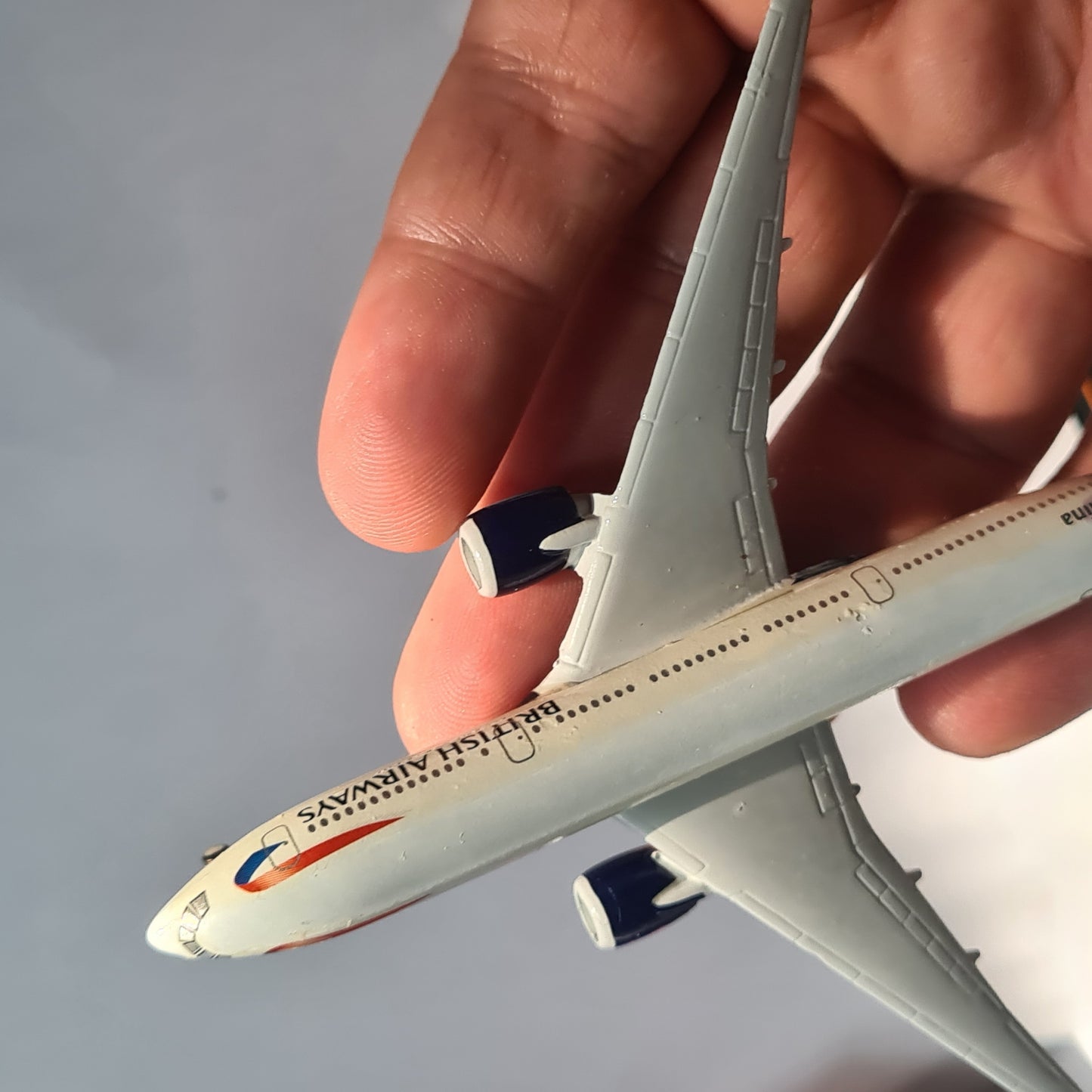 Schabak 1:600 Boeing 777-200 British Airways China diecast plane 928/14hk good boxed