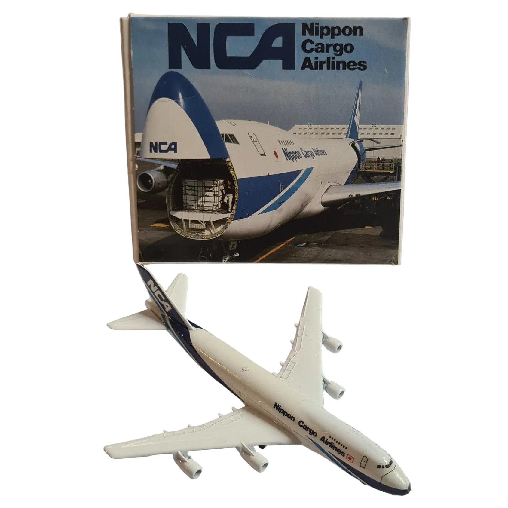 Schabak 1:600 Boeing 747-F NCA Nippon Cargo Airlines diecast plane 901/101 VGC boxed